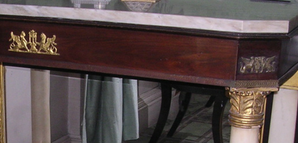 Detail of pier table 4. Morris-Jumel Mansion.