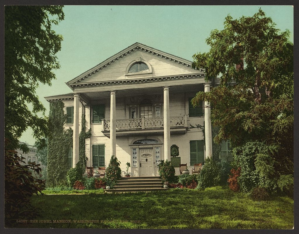 Postcard showing the Morris-Jumel Mansion in 1903.