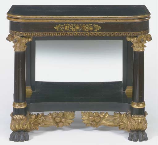 Photograph of American Empire pier table A, Christie's New York, May 23, 2006, no. 248.