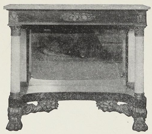 Photograph of a pier table once owned by Eliza Jumel.